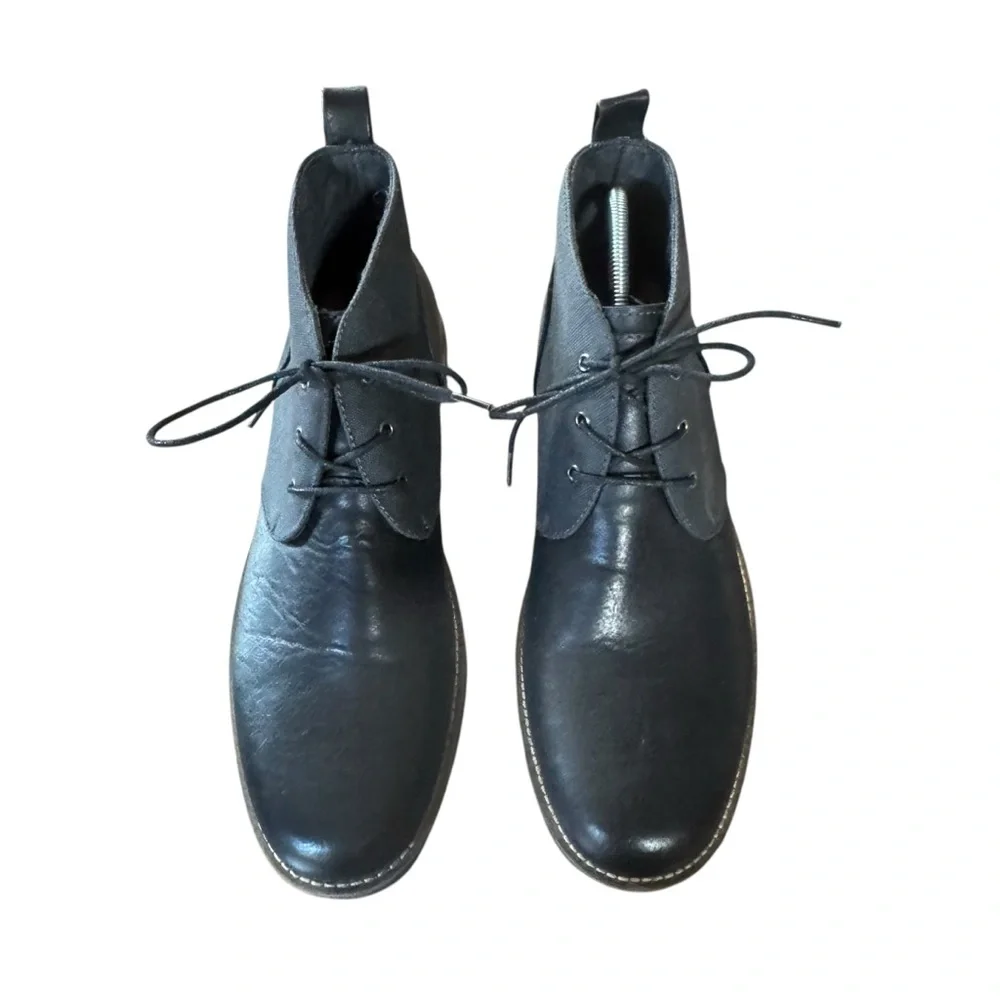 Robert Wayne Size 12 D Black “Minos 2” Lace Up Chukka Boots
